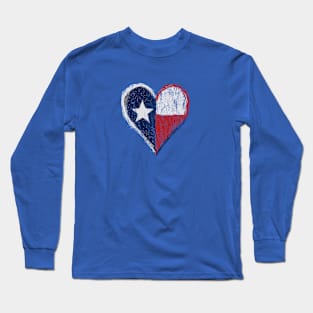 tx heart Long Sleeve T-Shirt